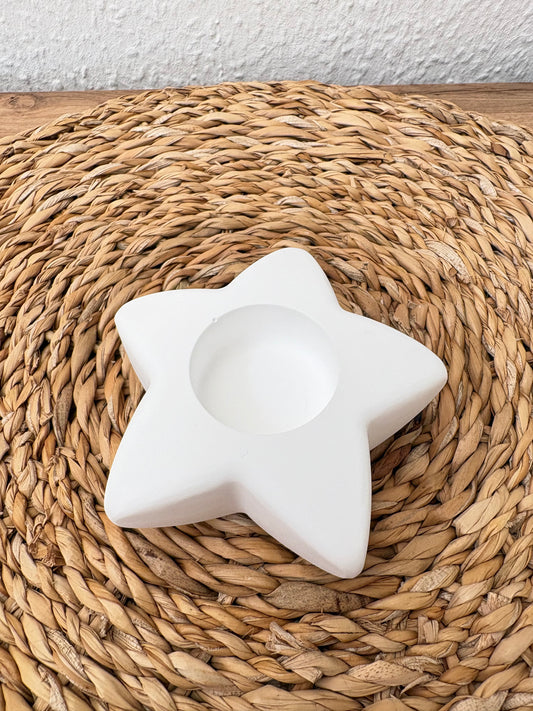 Weihnachtlicher Teelichthalter