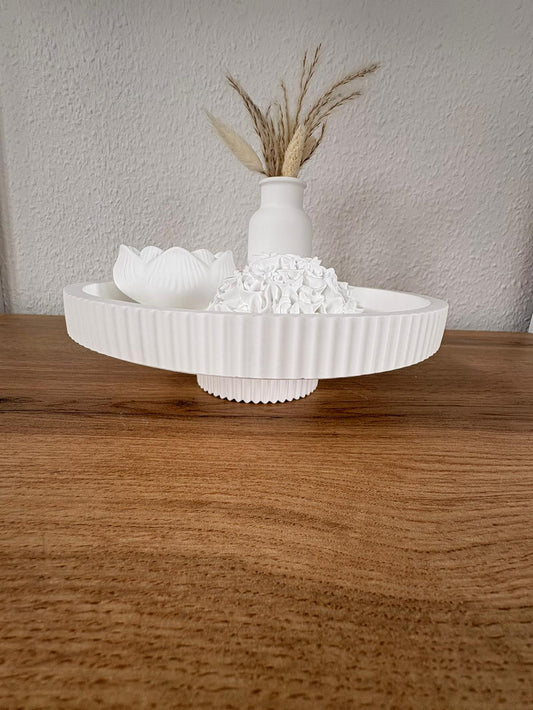 Deko-Set auf Fußtablett