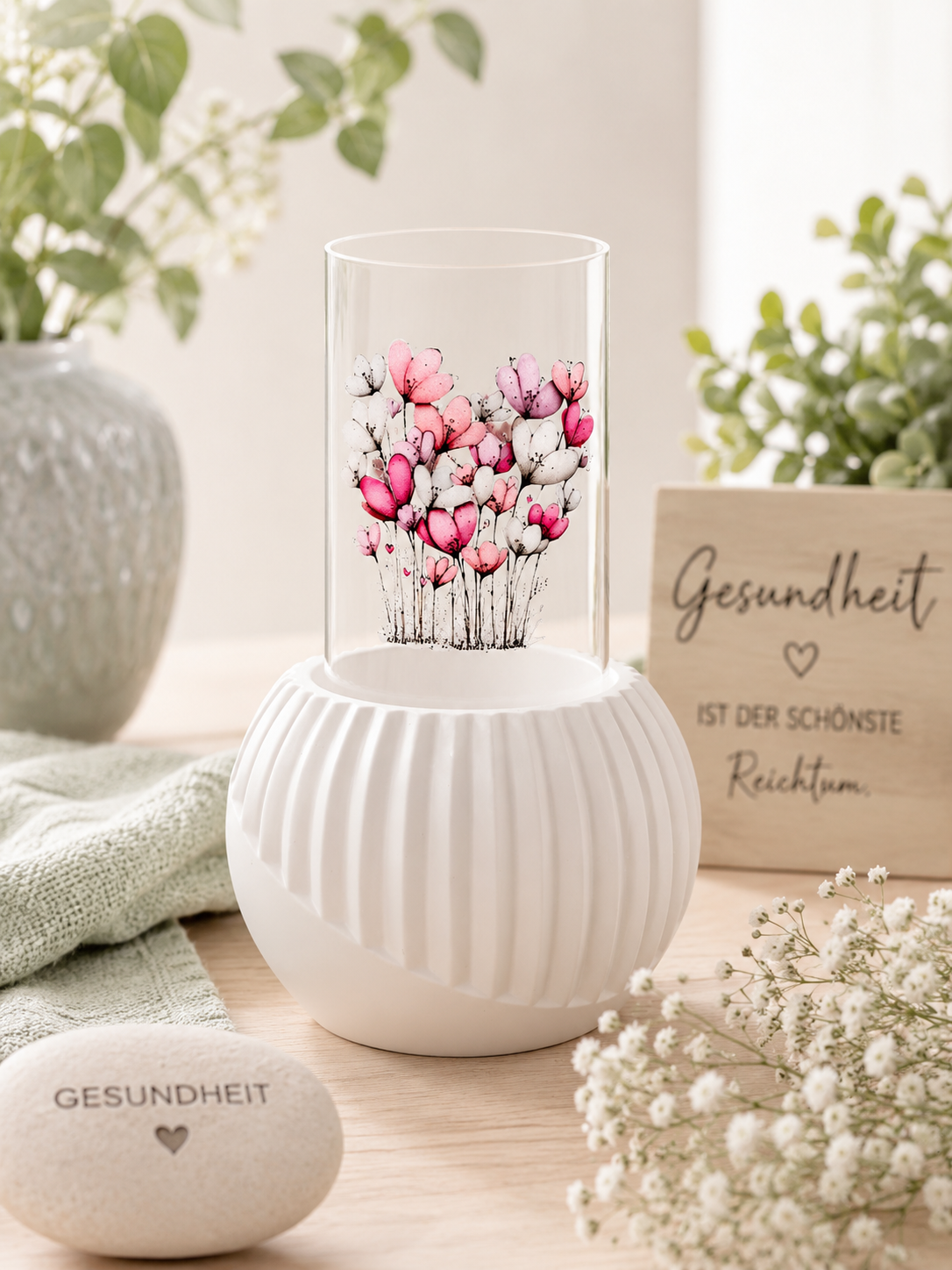 🌸 Ein Licht voller Herzenswärme – Blumen, die nie verblühen 🌸