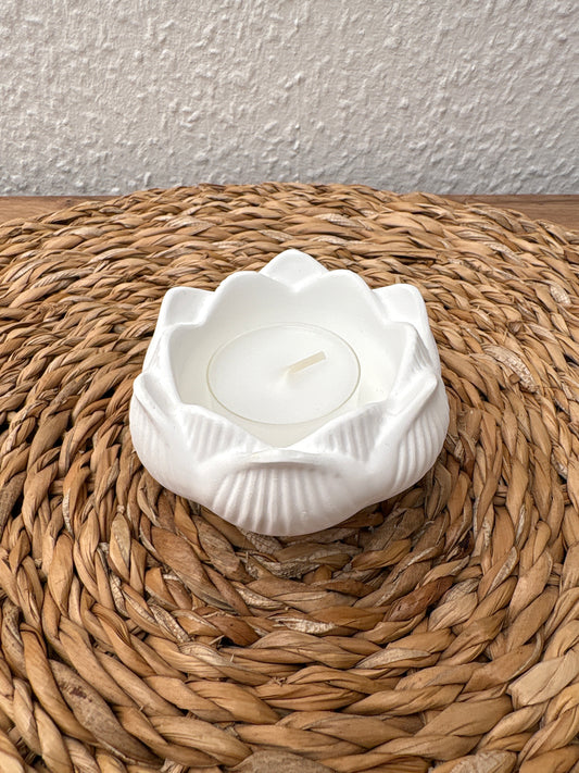 Teelichthalter Lotusblume