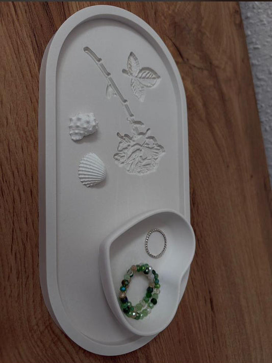 Schmuck-Deko Tablett