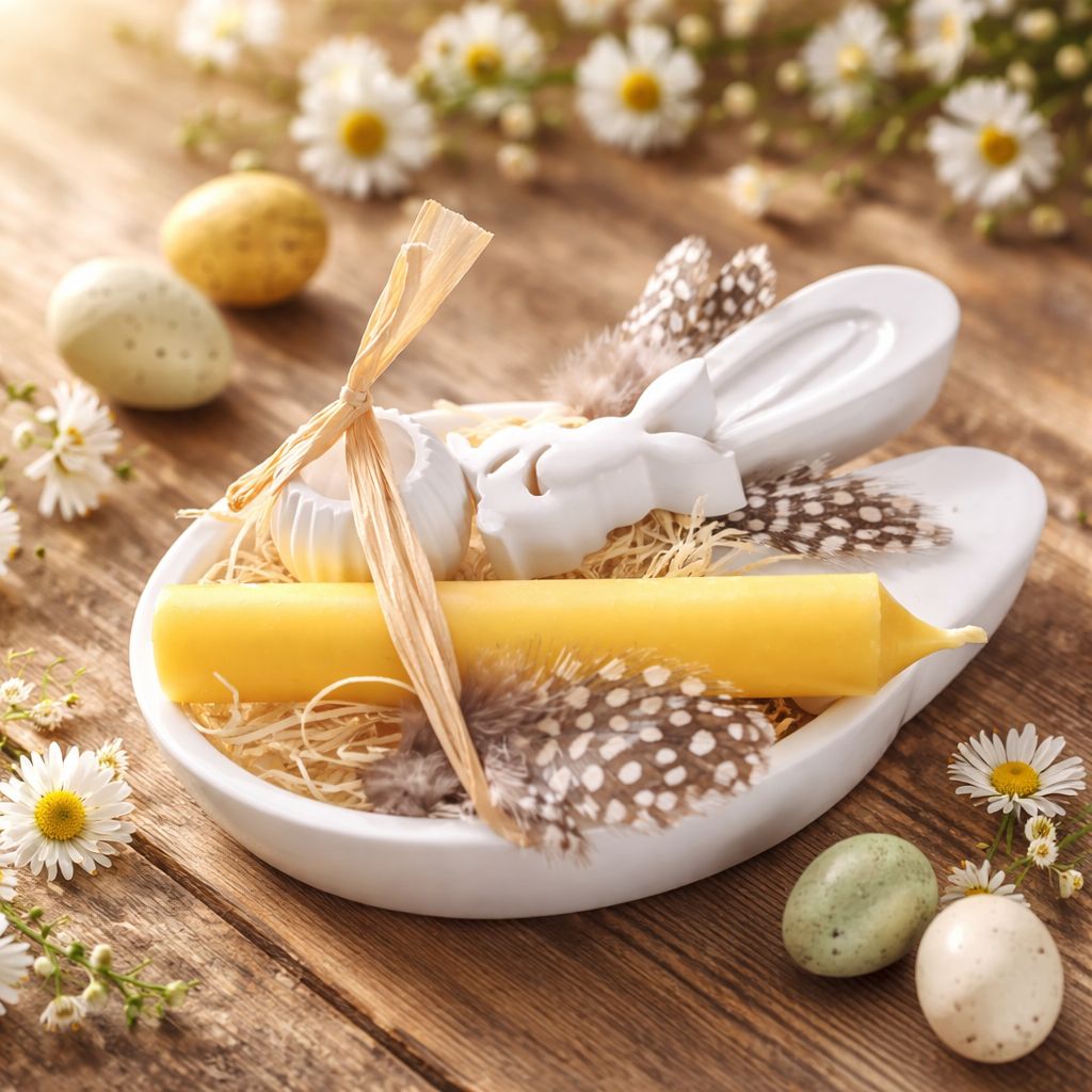 🐣 Frühlingshafte Osterdeko mit Herz