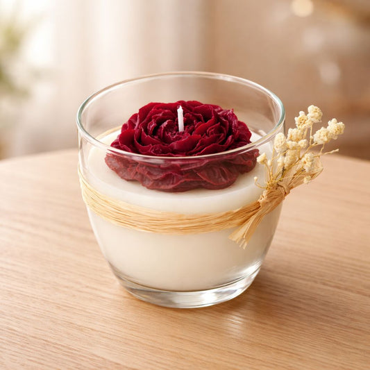 Blütenkunst im Glas