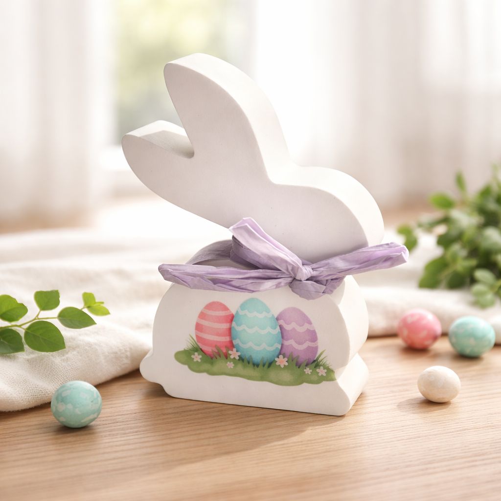 Süßer Osterhase mit frühlingshaftem Charme