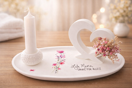 💖 Liebevolles Deko-Set „Für Mama“ – Ein Geschenk von Herzen 💖